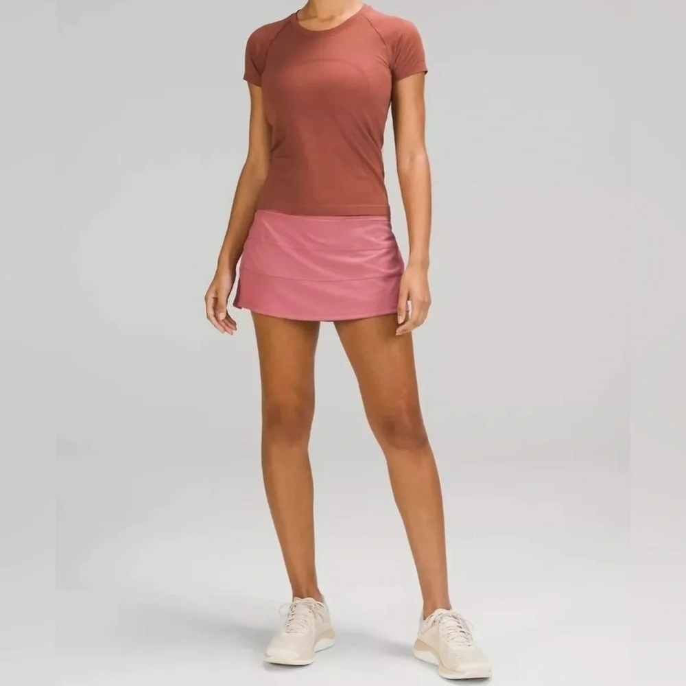 Lululemon Pace Rival Mid-Rise Skirt Brier Rose, Size 8